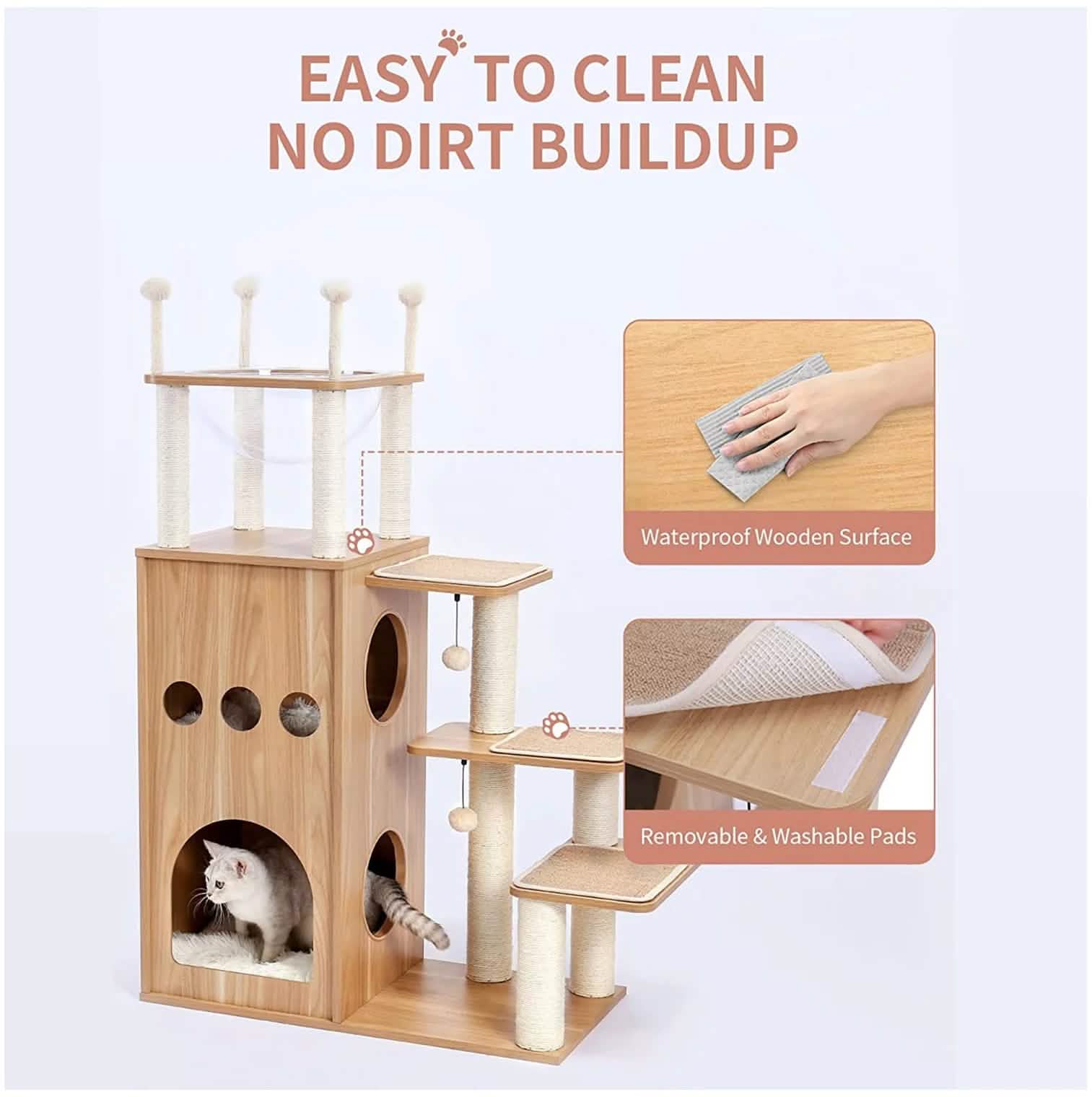 52" Multi-level Cat Tree DailySale