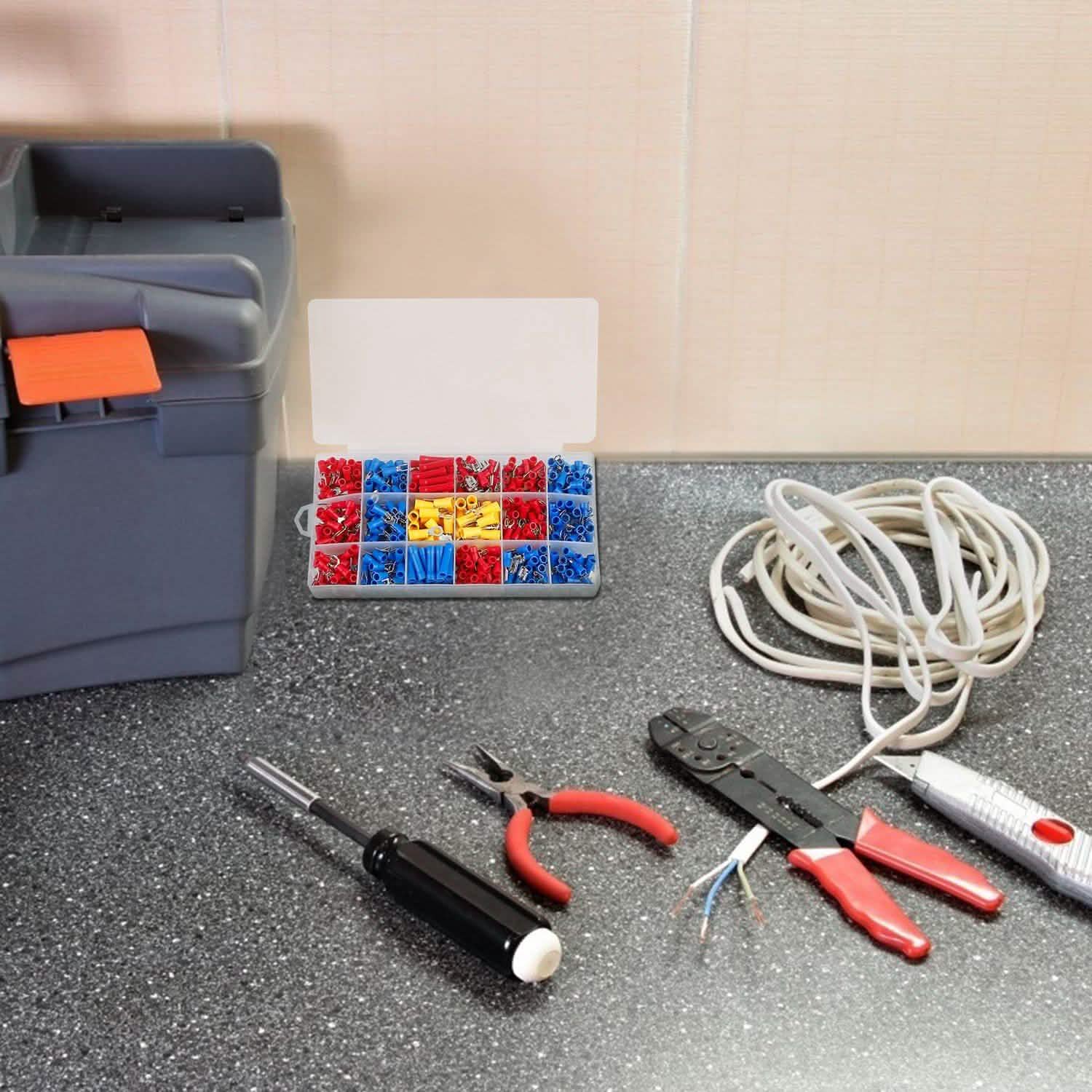 520-Pieces: Insulated Electrical Wire Splice Terminal DailySale