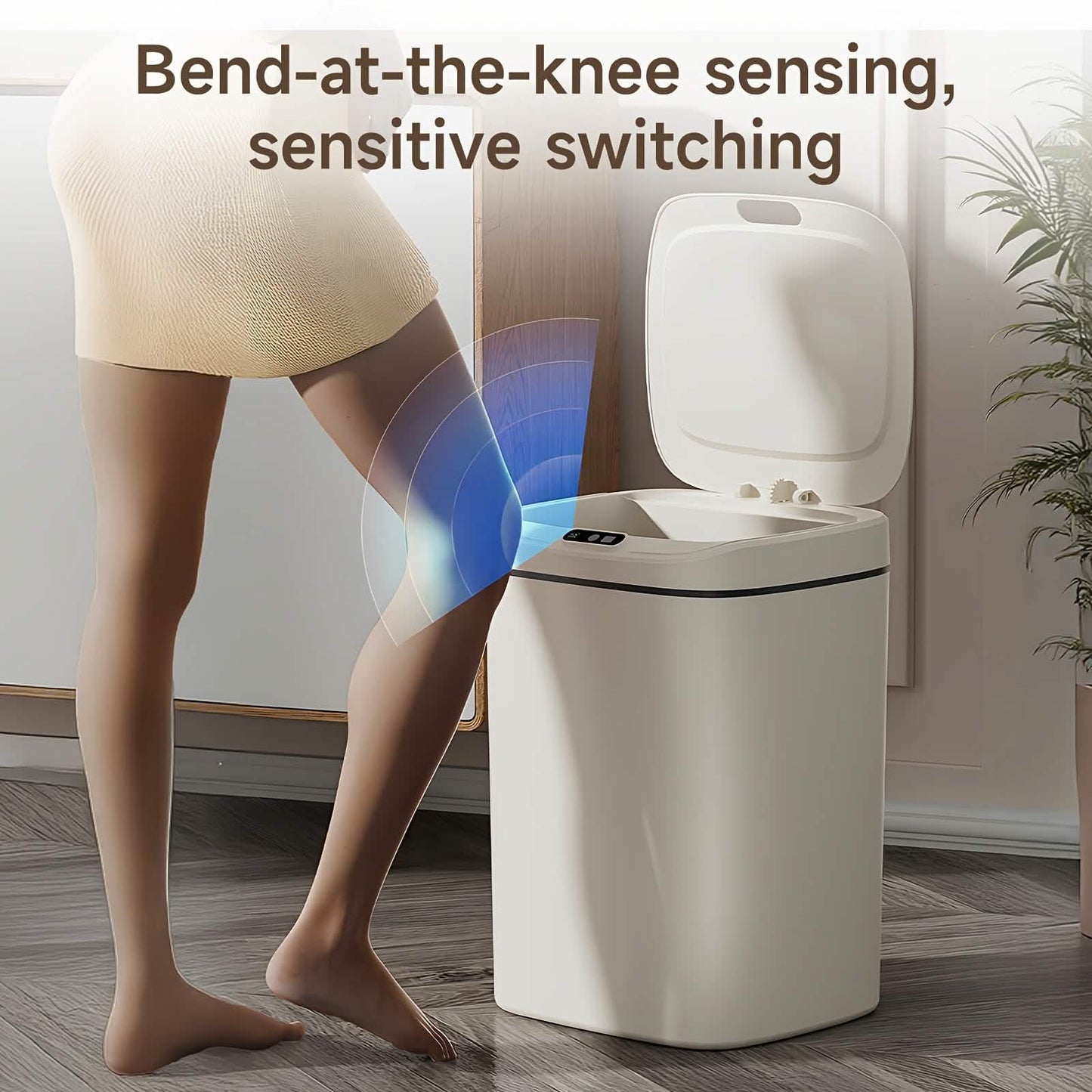 Smart Hands-Free Trash Can – 12L & 17L, Motion Sensor DailySale