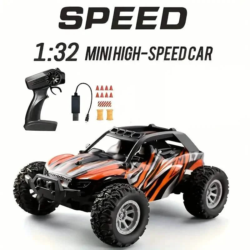 1:32 Scale RC Remote Control Car – 20 Km/h, 2.4GHz, Red & Green DailySale