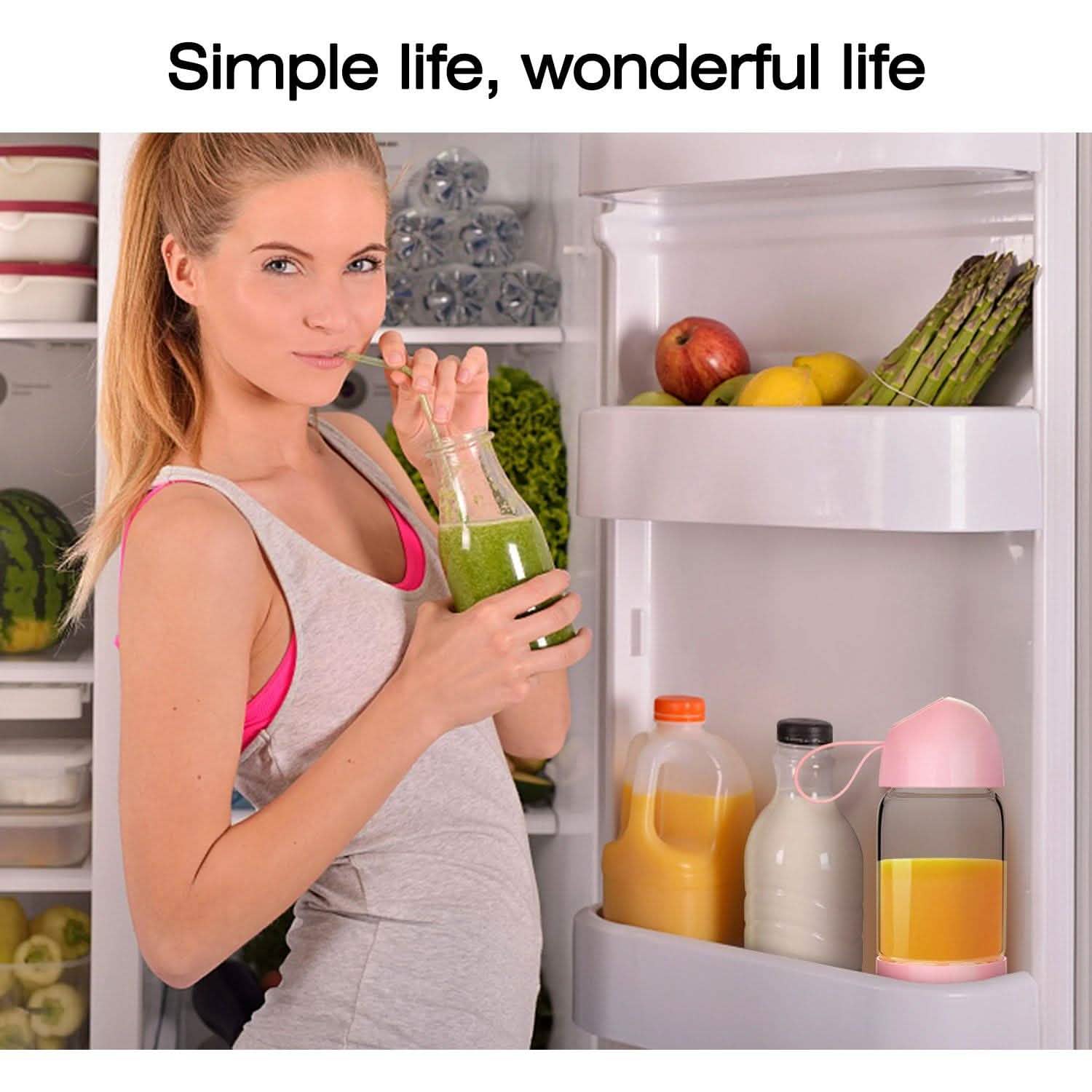 550ML USB Portable Mixer Rechargeable Juicer Fruit Blender Juicer Shaker Bottle DailySale