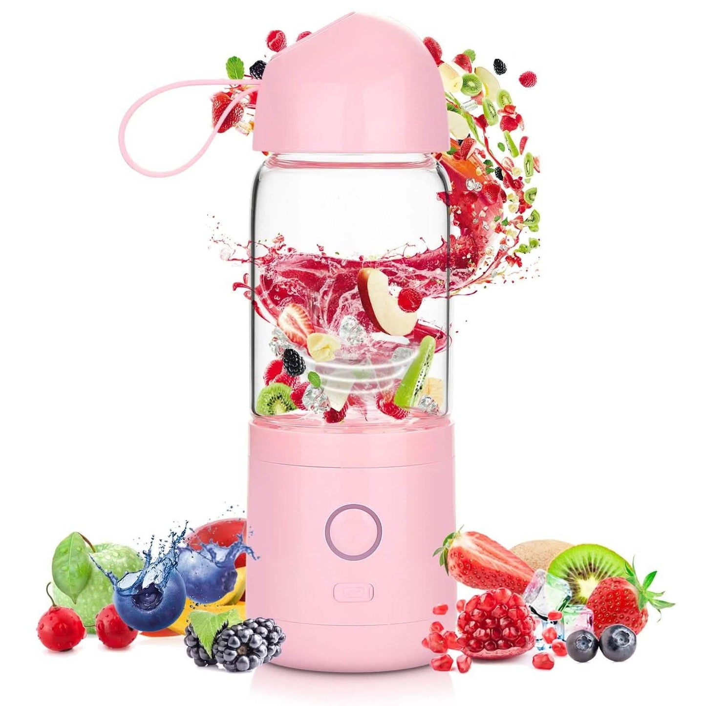 550ML USB Portable Mixer Rechargeable Juicer Fruit Blender Juicer Shaker Bottle DailySale