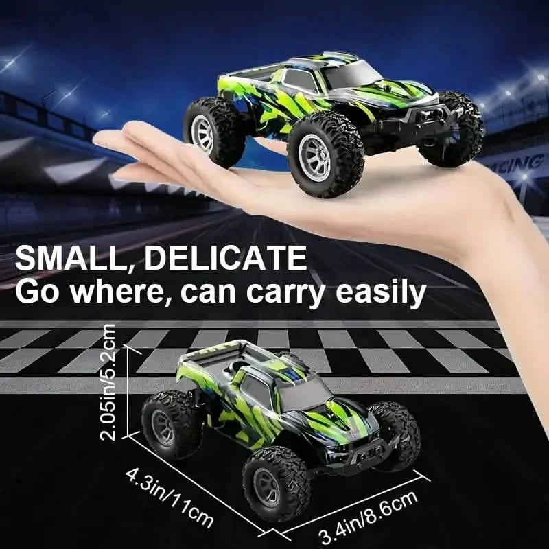 1:32 Scale RC Remote Control Car – 20 Km/h, 2.4GHz, Red & Green DailySale