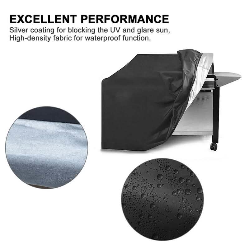 57" Black Barbecue Gas Grill Waterproof Cover DailySale