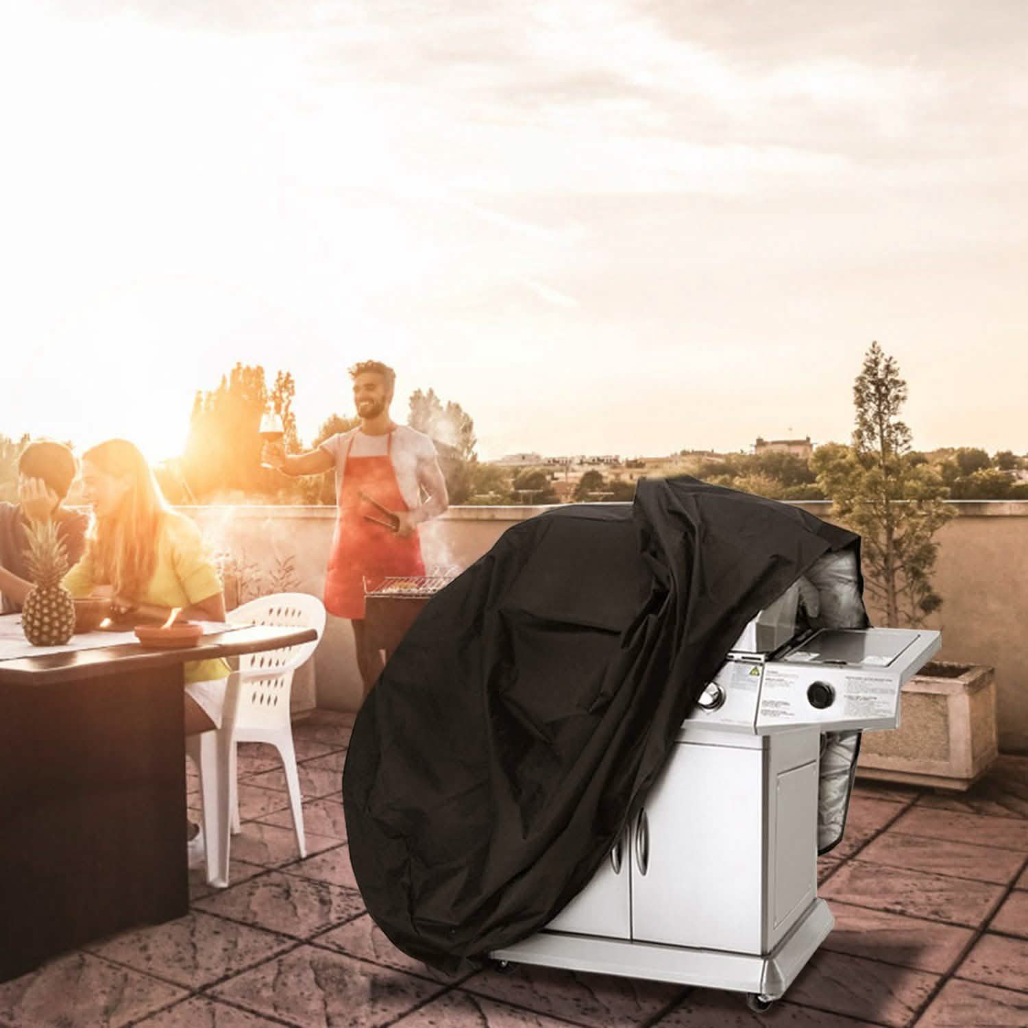 57-Inch Weather Resistant Barbecue Grill Cover DailySale