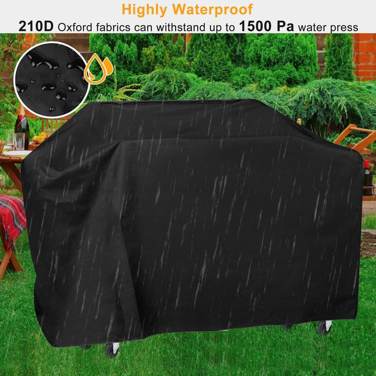 57-Inch Weather Resistant Barbecue Grill Cover DailySale