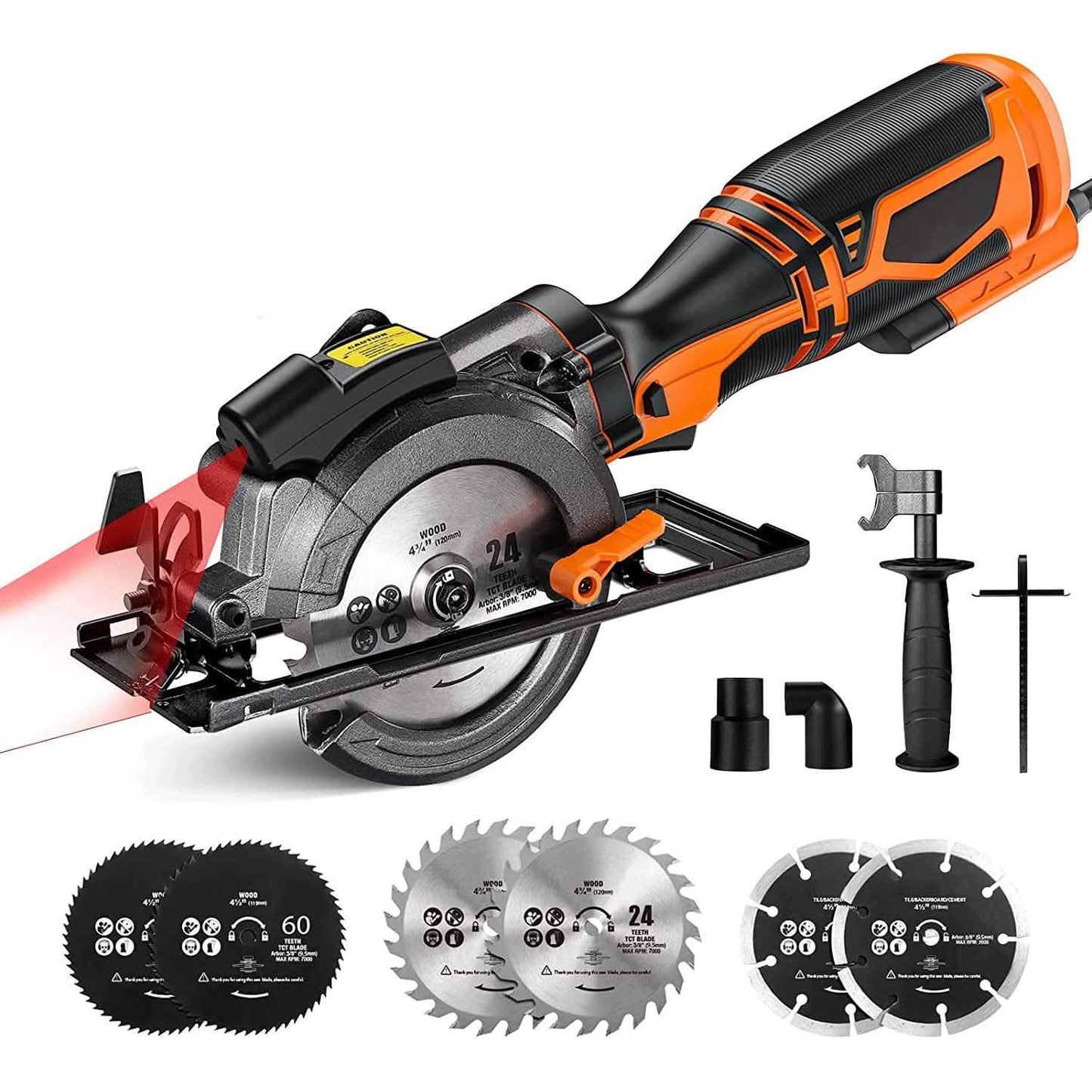 5.8A 3500RPM Mini Circular Saw DailySale