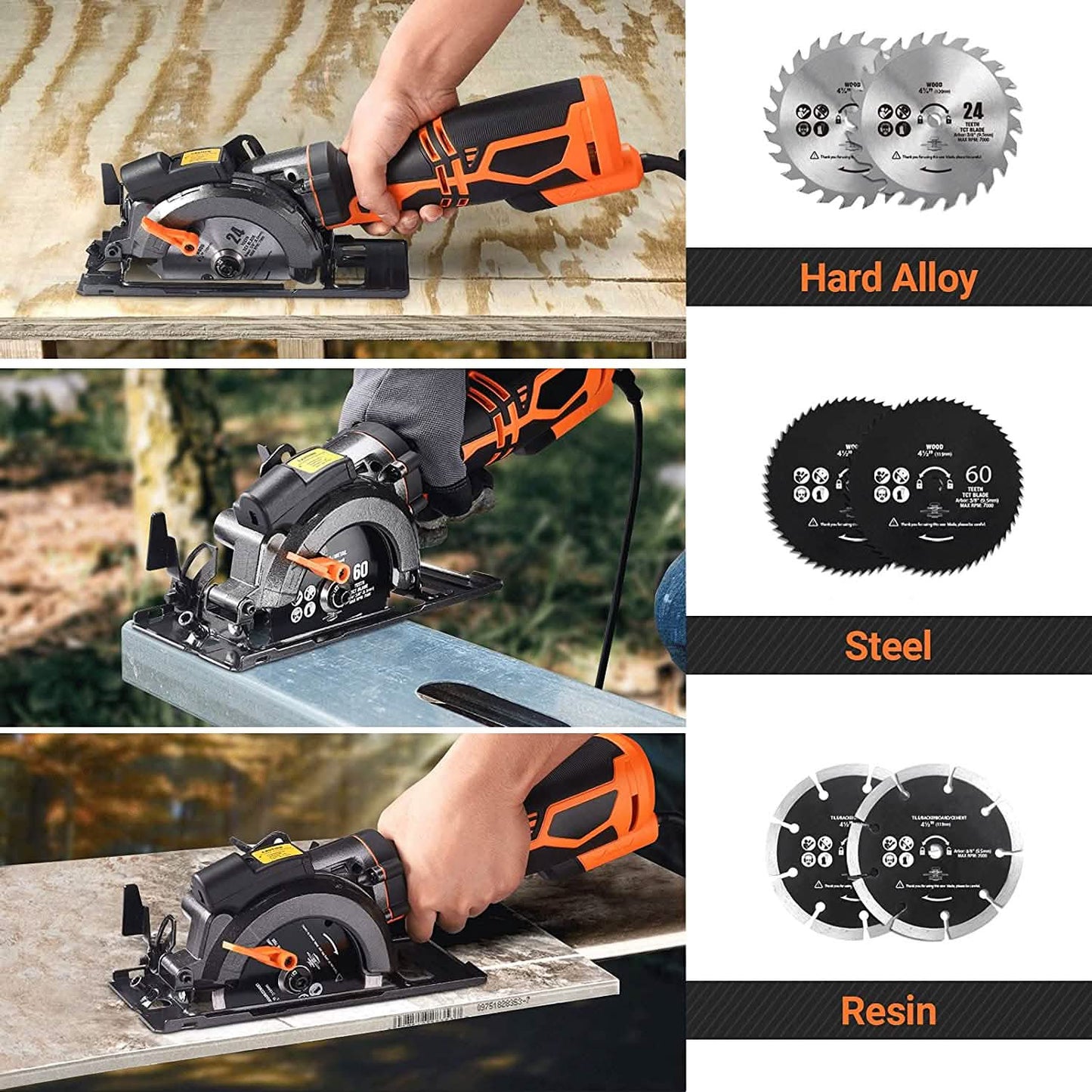 5.8A 3500RPM Mini Circular Saw DailySale