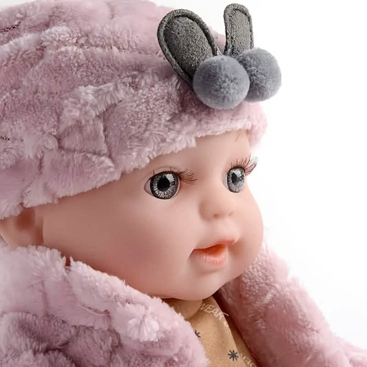 12" Pink Baby Doll – PVC Dress-Up Play Doll (Ages 3+) DailySale