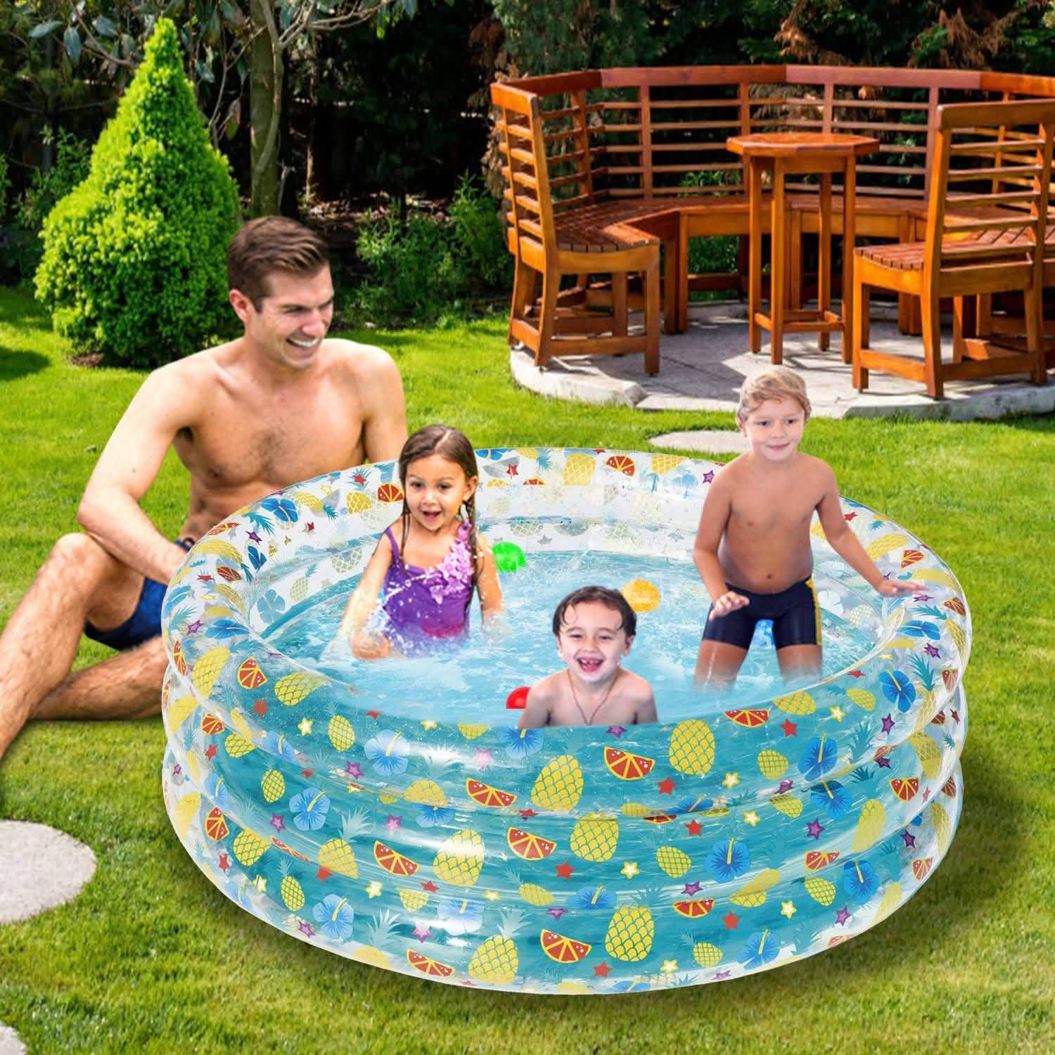 59x21" Inflatable Swimming Pool DailySale