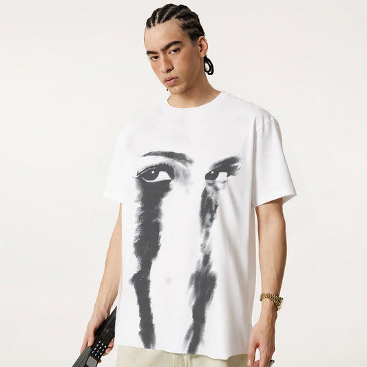 Tears Graphic T-Shirt - Avant-Garde Melancholy Luxury Streetwear Tee | LuxuryUrbanwear - Luxuryurbanwear