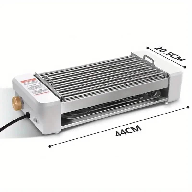 4-in-1 Multifunctional Sausage Grill – Non-Stick, Adjustable Temp, Removable Pan, Kitchen & Dorm Use DailySale