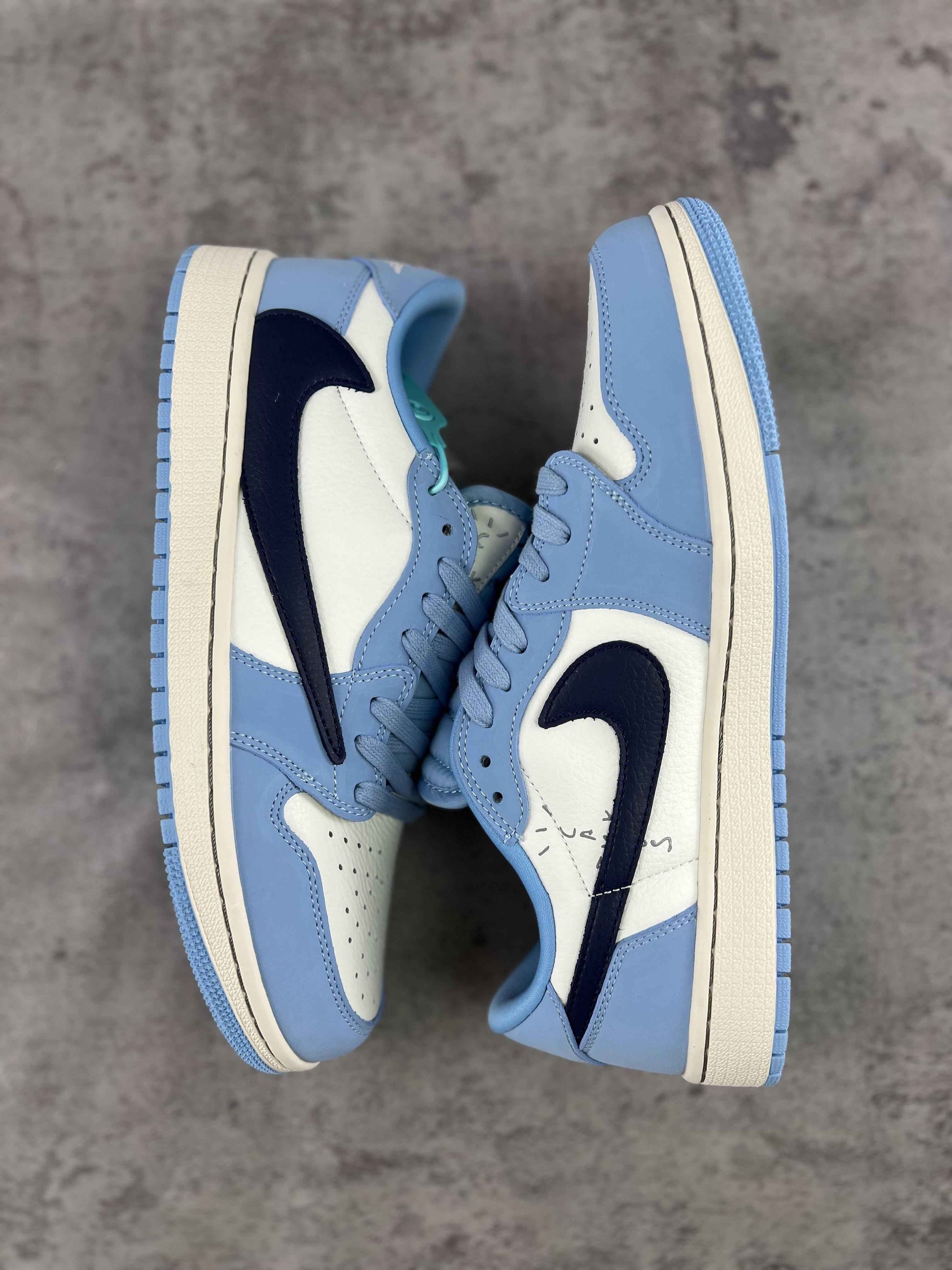 Custom Travis Scott x Air Jordan 1 DM7688 400 SneakerNational