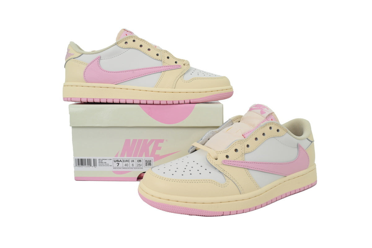 Travis Scott x Air Jordan 1 Low Soft Powder Pouring air jordan