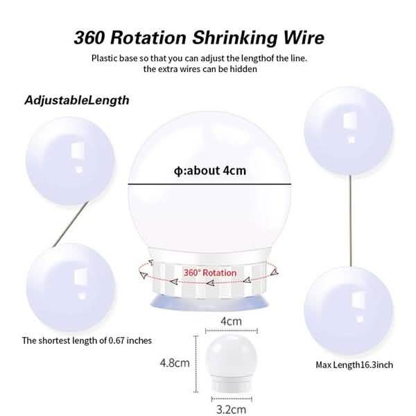 5V USB Power Vanity Lights DailySale