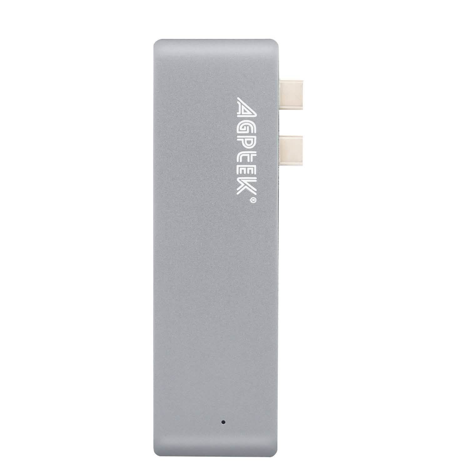 6-in-1 Type-C USB-C Hub Adapter Dual USB 3.0 Port Thunderbolt 3 DailySale
