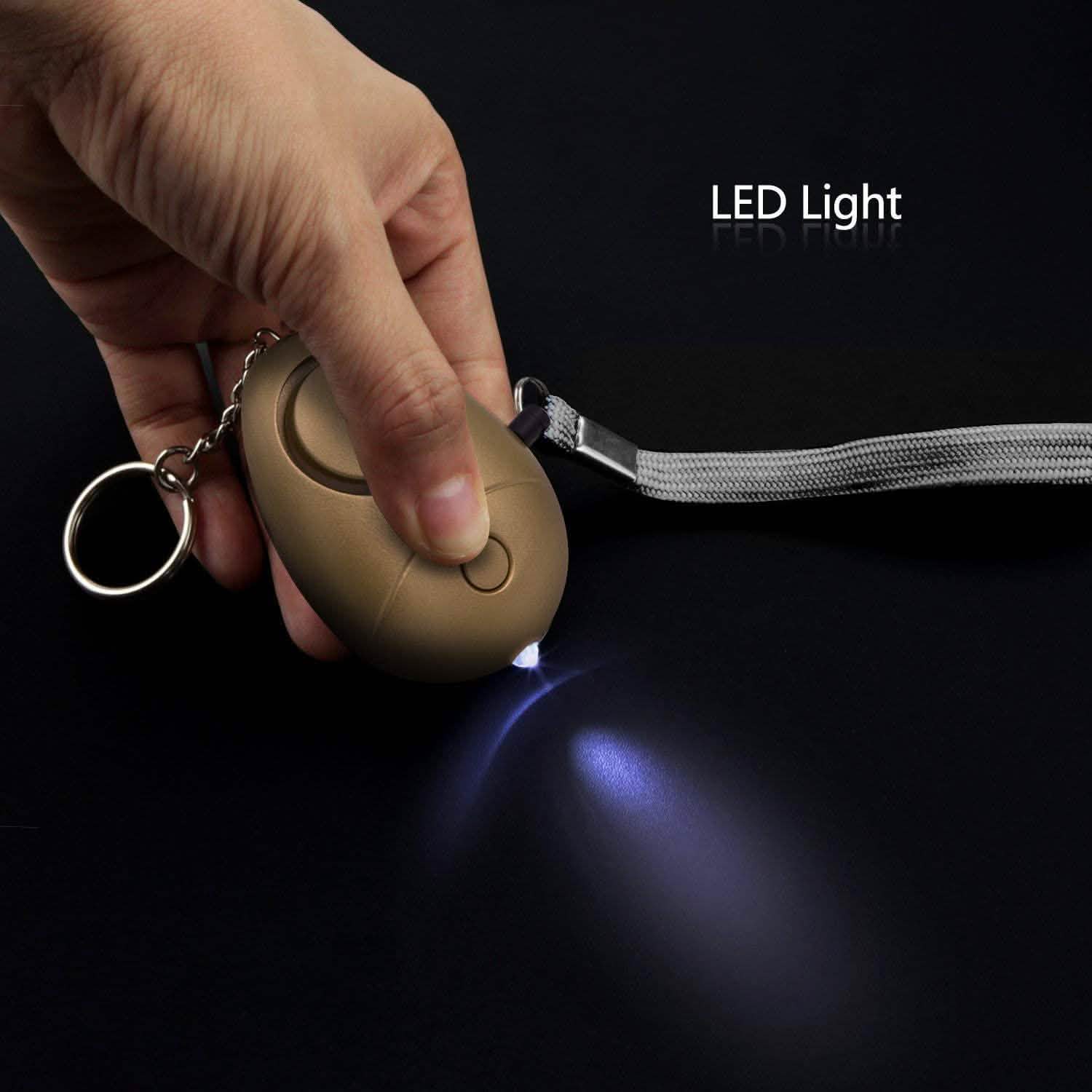 6-Pack: 140DB Personal Security Alarm Keychain with LED Lights DailySale