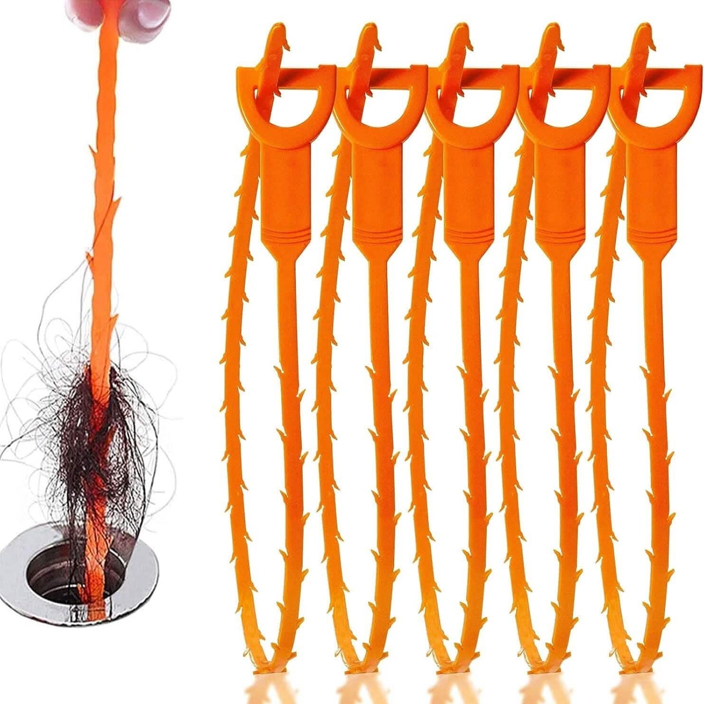 6-Pack: 19.6-inch Flexible Basic Drain Plug Remover DailySale