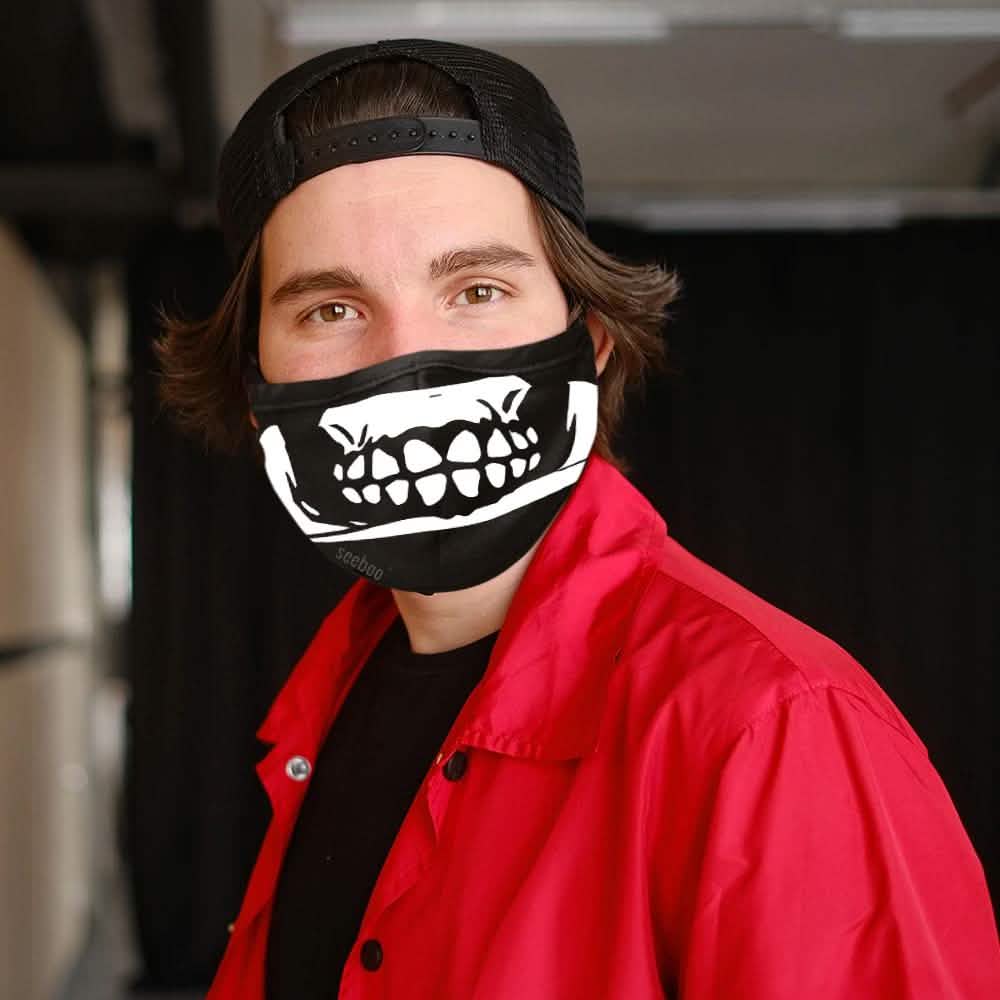 6-Pack: Halloween Two-Layer Special Reusable Face Mask with Adjustable Earloop DailySale