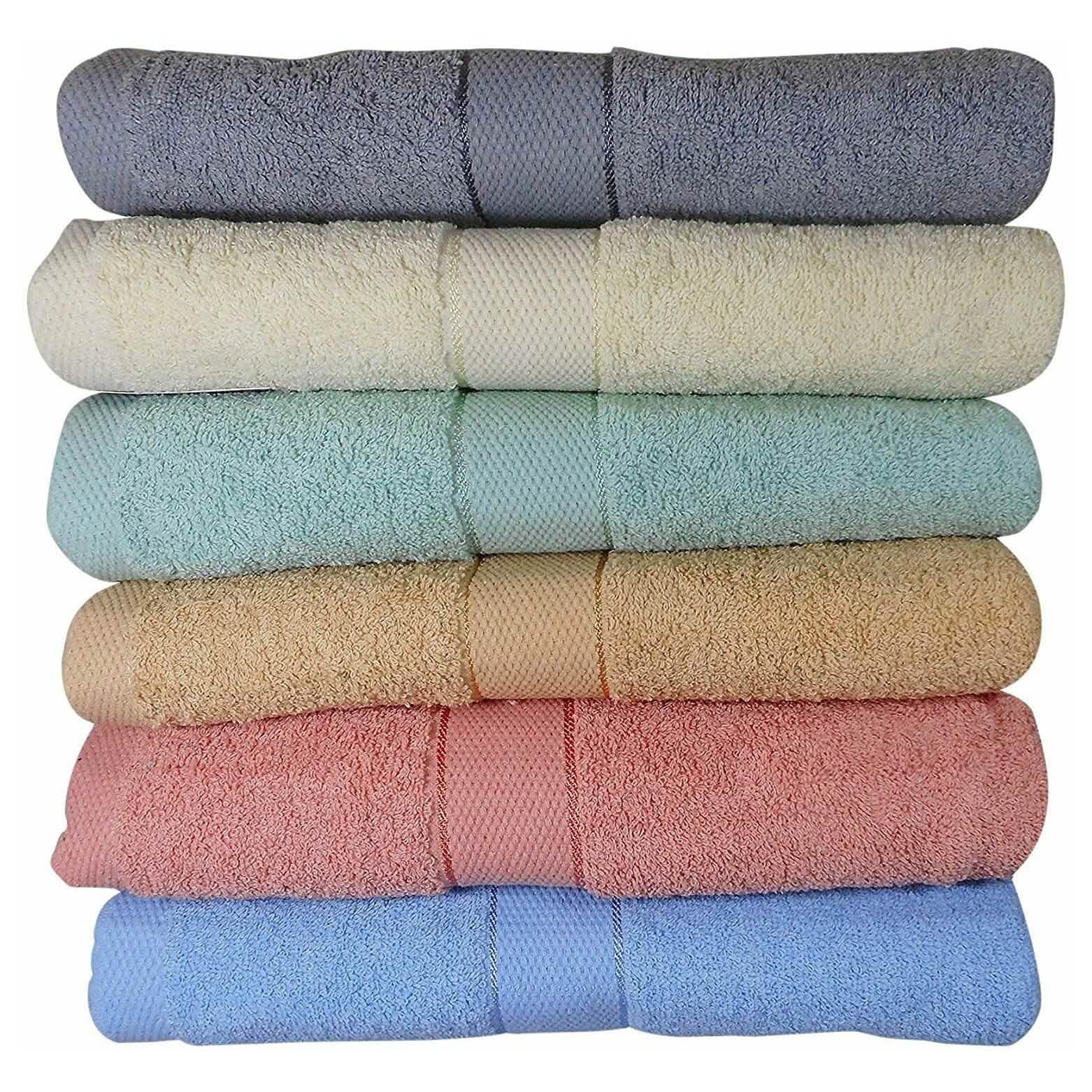 6-Pack: Imperial Luxury Bath Towel Set - Multi Color DailySale