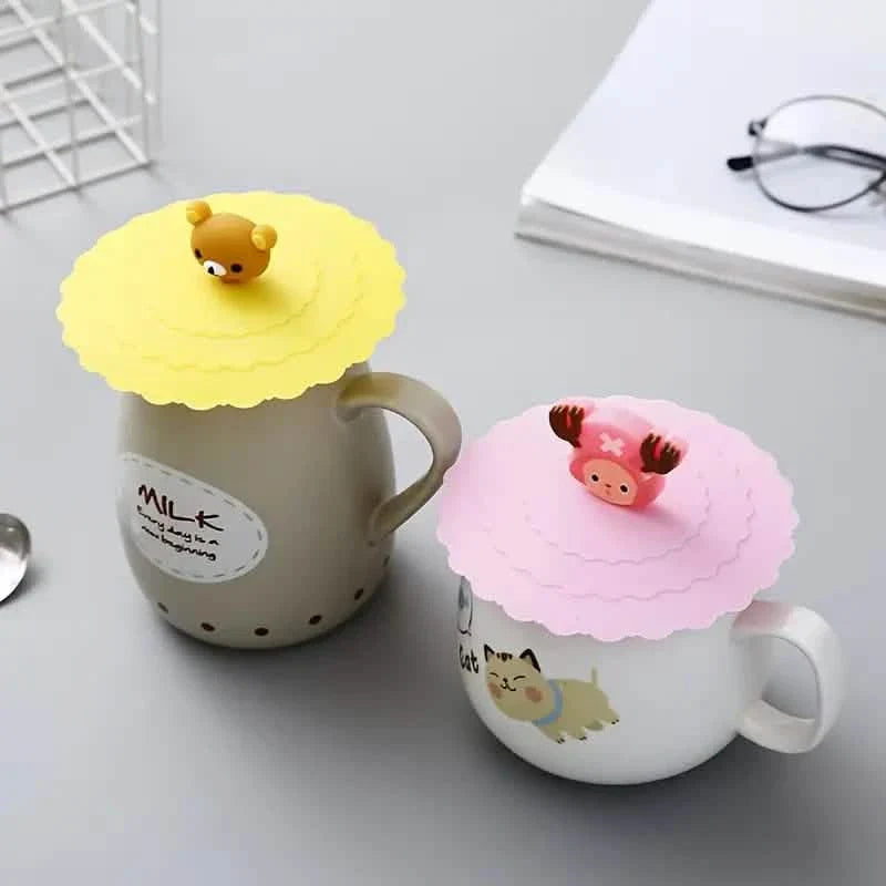 6-Pack: Leak-proof and Dustproof Silicone Cup Cover for Ceramic Tea Cups and Water Cups DailySale