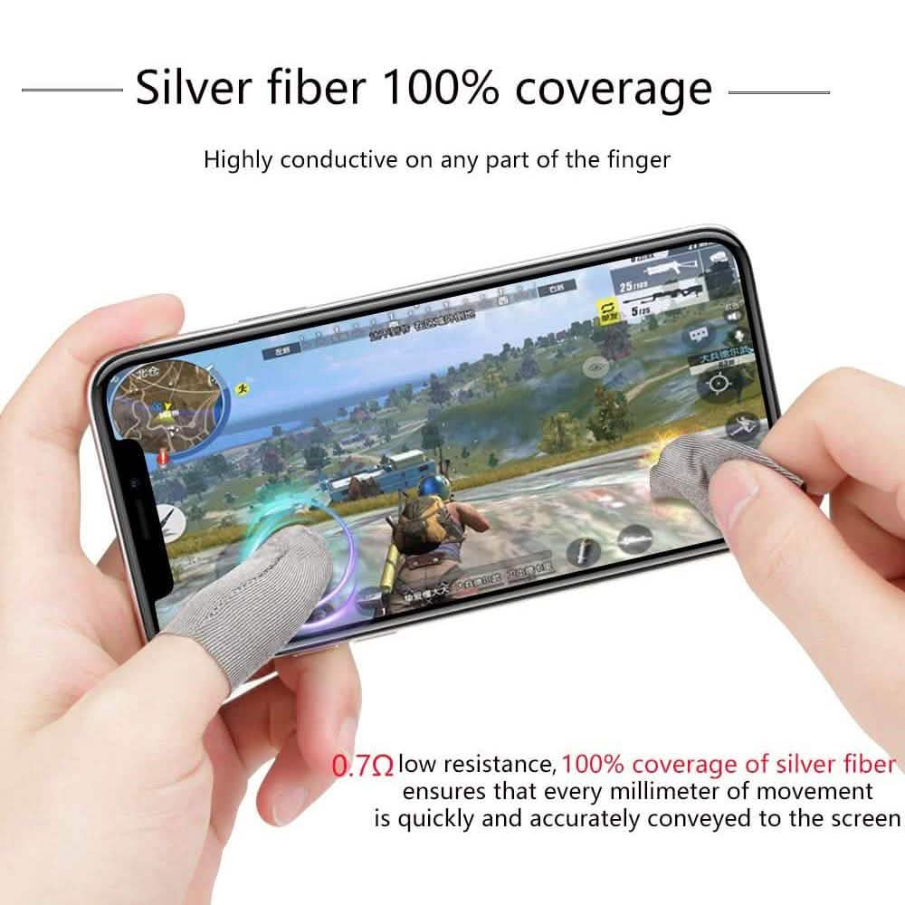 6-Pack: Pubg Mobile Finger Sleeve Anti-Sweat Breathable DailySale