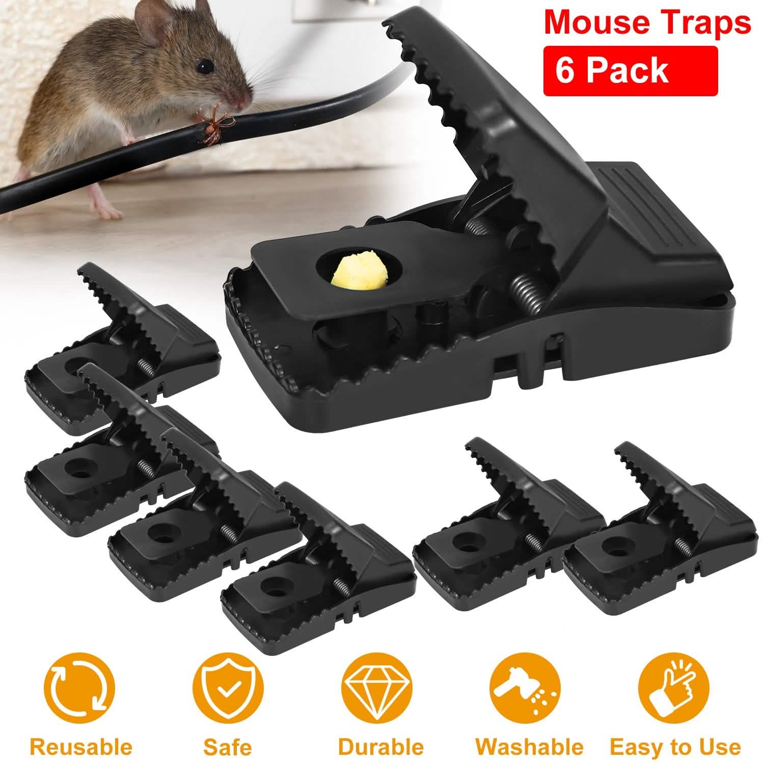 6-Pack: Reusable Mouse Trap DailySale