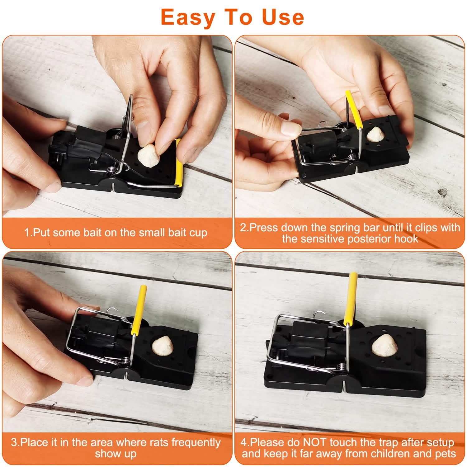 6-Pack: Reusable Mouse Traps DailySale