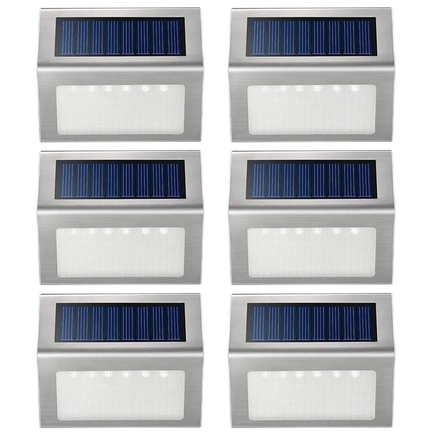 6-Pack: Solar Step Lights DailySale