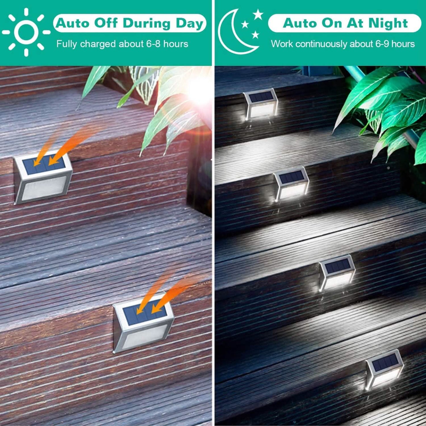6-Pack: Solar Step Lights DailySale