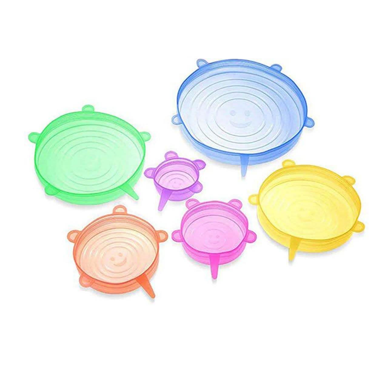 6-Pack: Stretchable Silicone Cover Lids DailySale