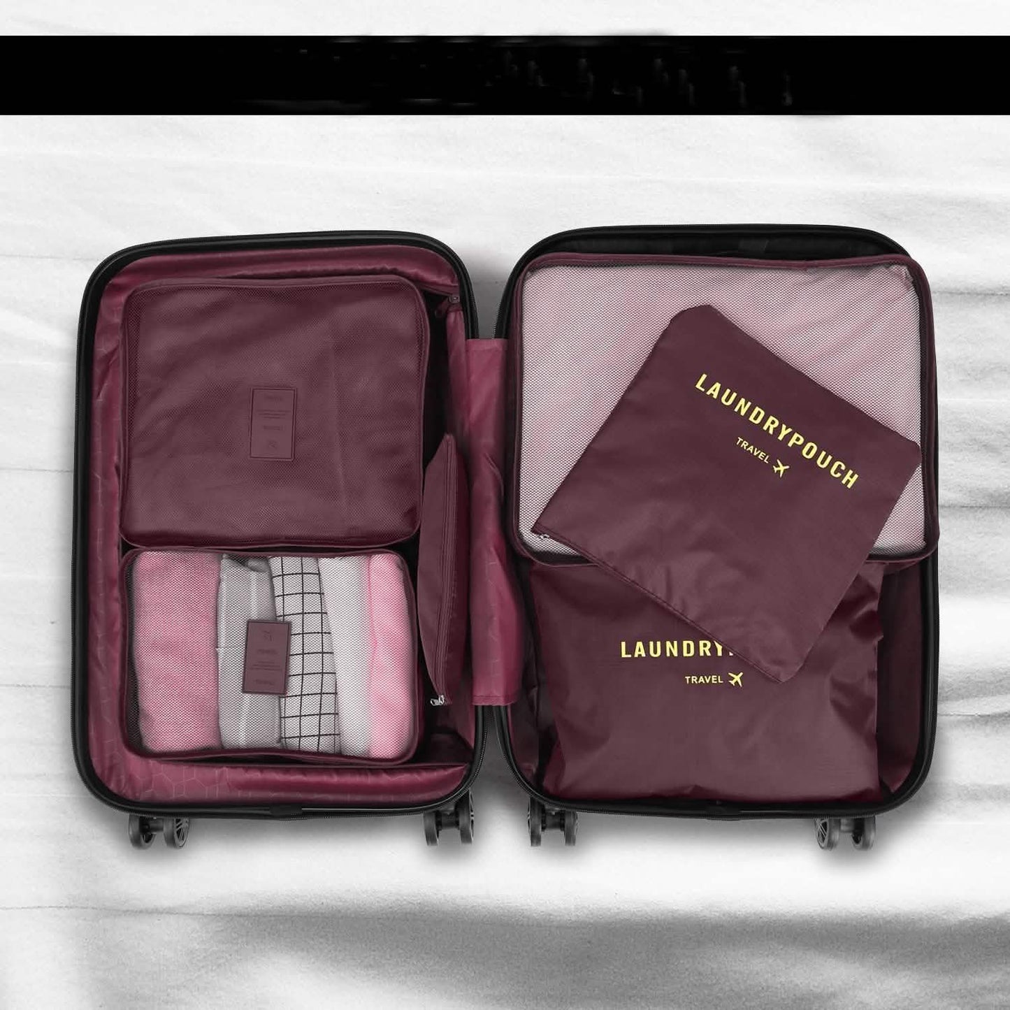 6-Pack: Travel Storage Bag Set Packing Cube Organizer DailySale