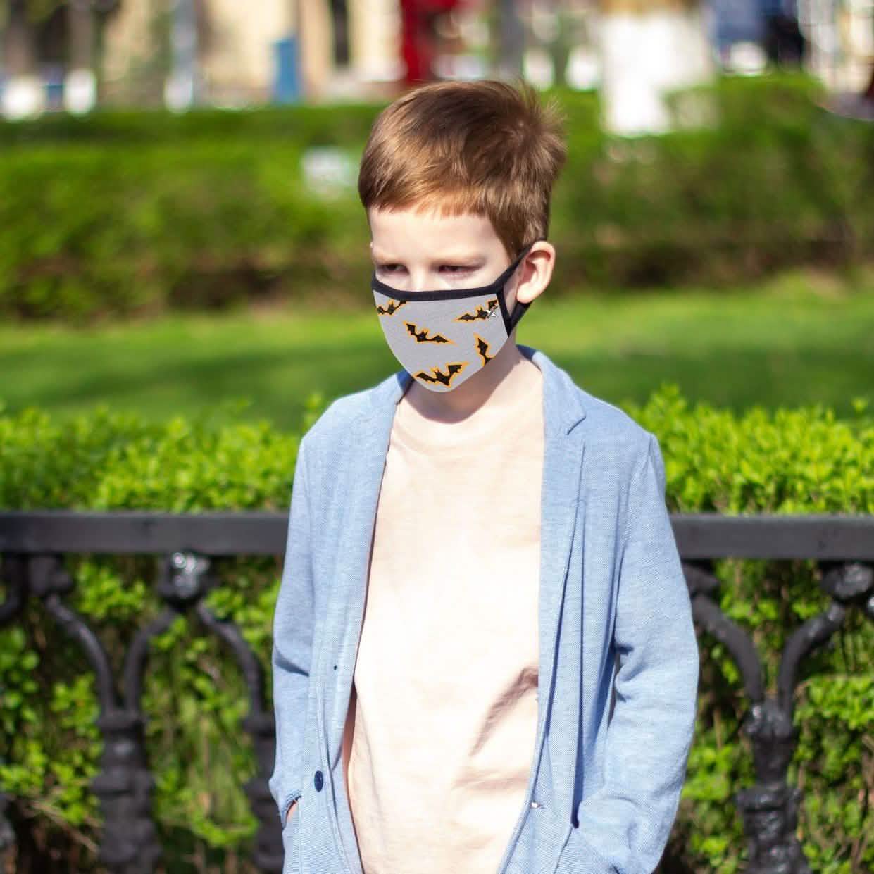 6-Pack: Two-Layer Reusable Halloween Kids Face Mask With Adjustable Earloop DailySale