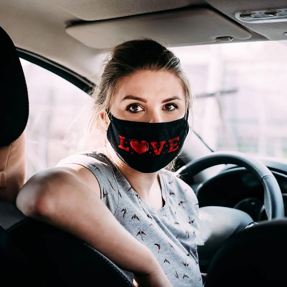 6-Pack: Valentines Fun Super Soft Reusable Non-Medical Face Masks DailySale