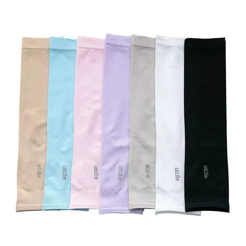 6-Pairs: Ice Silk UV Protection Arm Sleeves DailySale