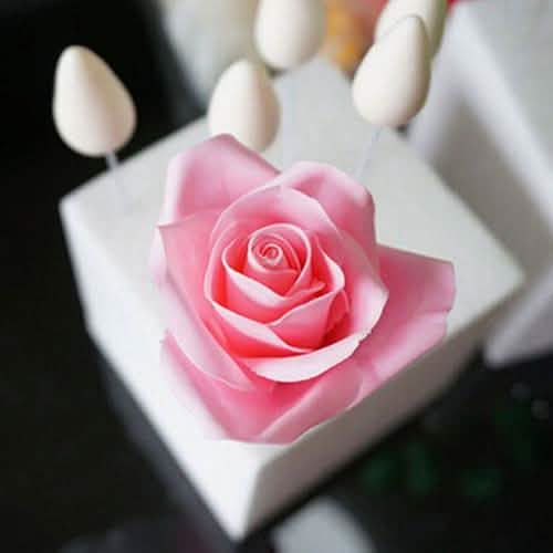 6-Piece: Baking Mold Fondant Cake Sugarcraft Rose Flower Cookie DailySale