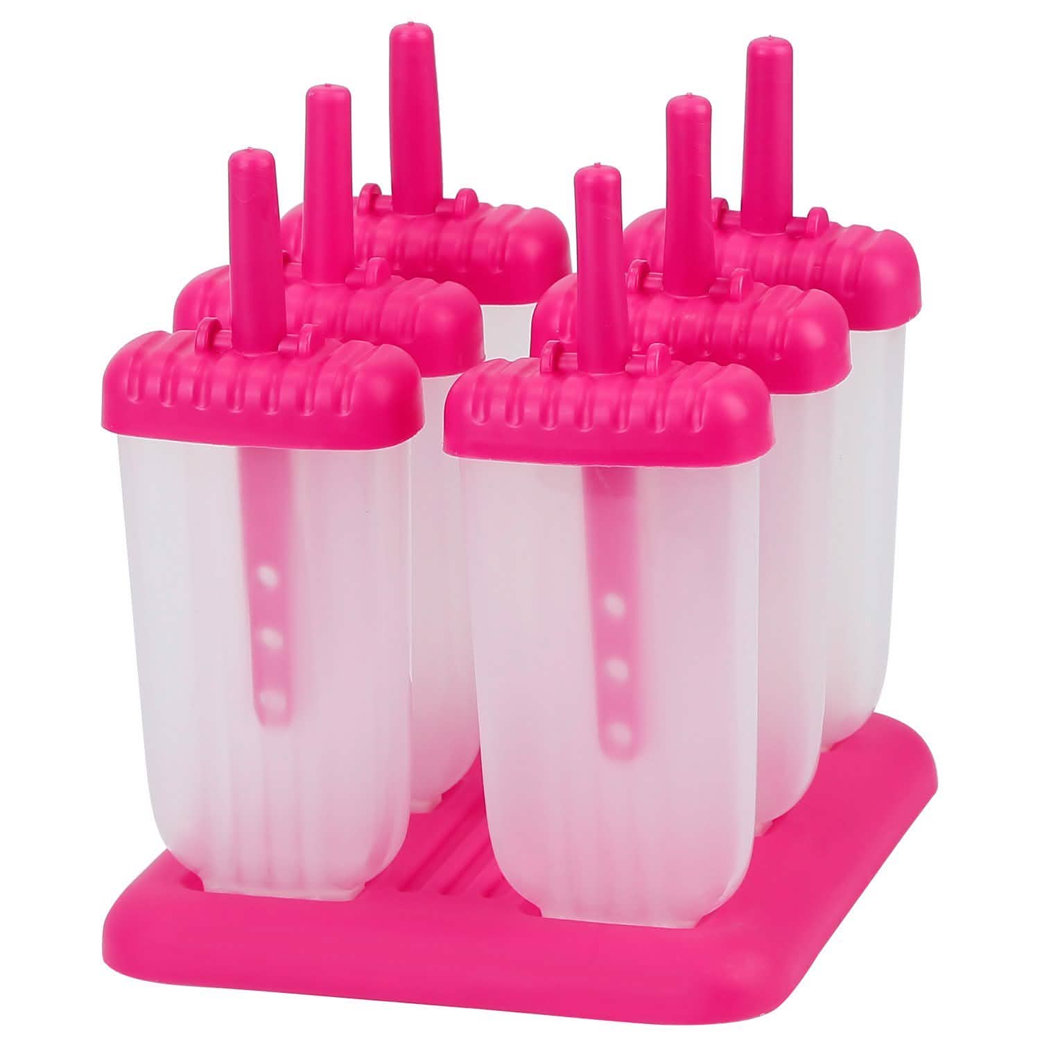 6-Piece: Popsicle Molds Reusable Ice Cream DIY Ice Pop Maker DailySale