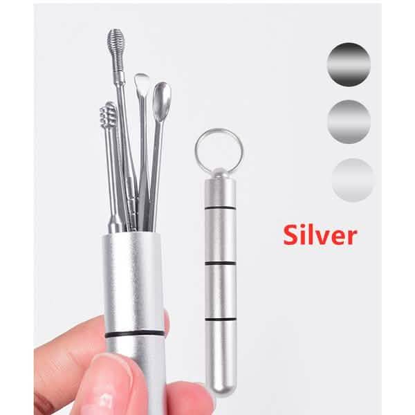 6-Piece: Portable Stainless Steel Ear Pick Set DailySale