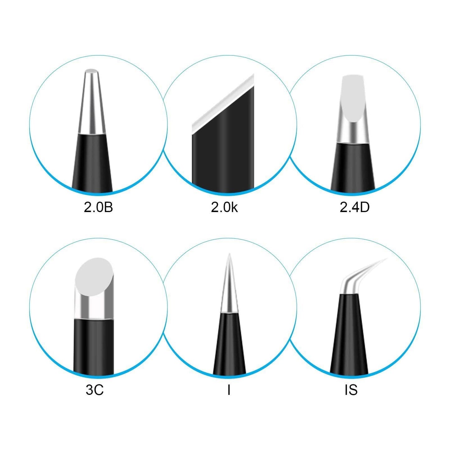 6-Piece Set: 900M-T Series Soldering Iron Tips DailySale