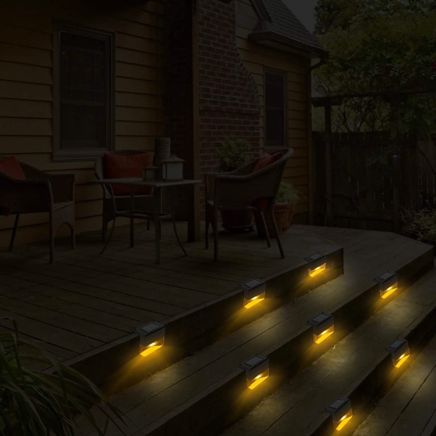 6-Piece: Solar Powered Acrylic Bubbles Decorative Deck Lights DailySale