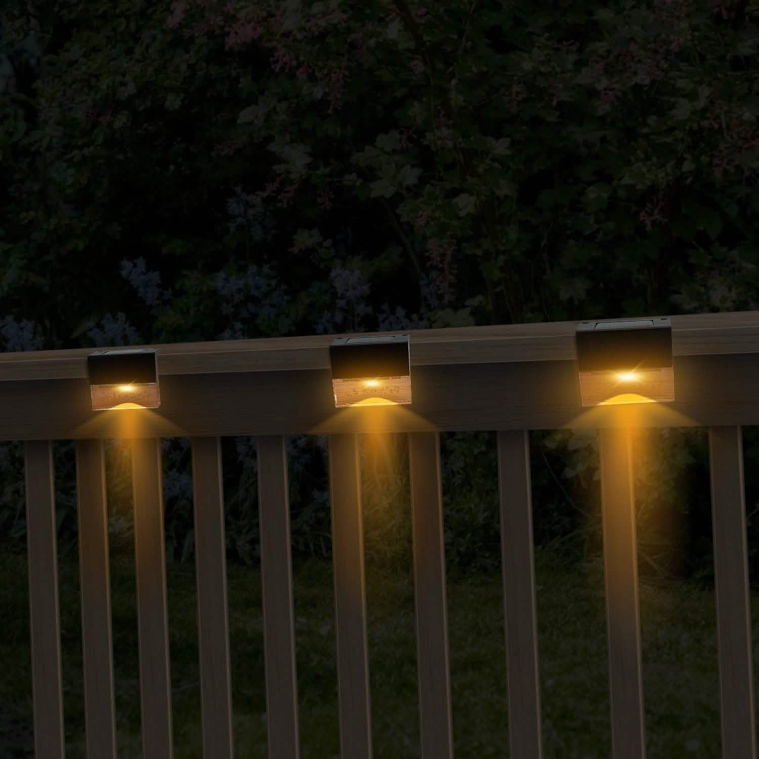 6-Piece: Solar Powered Acrylic Bubbles Decorative Deck Lights DailySale