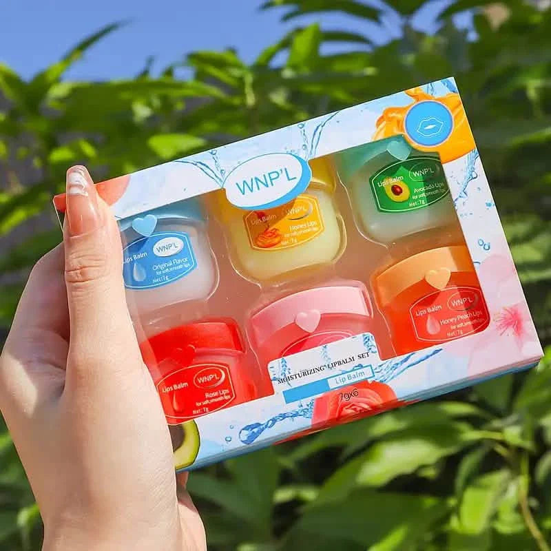6-Pieces: Luxurious Glossy Lip Balm Set - Long-Lasting Hydration for Dry Lips DailySale