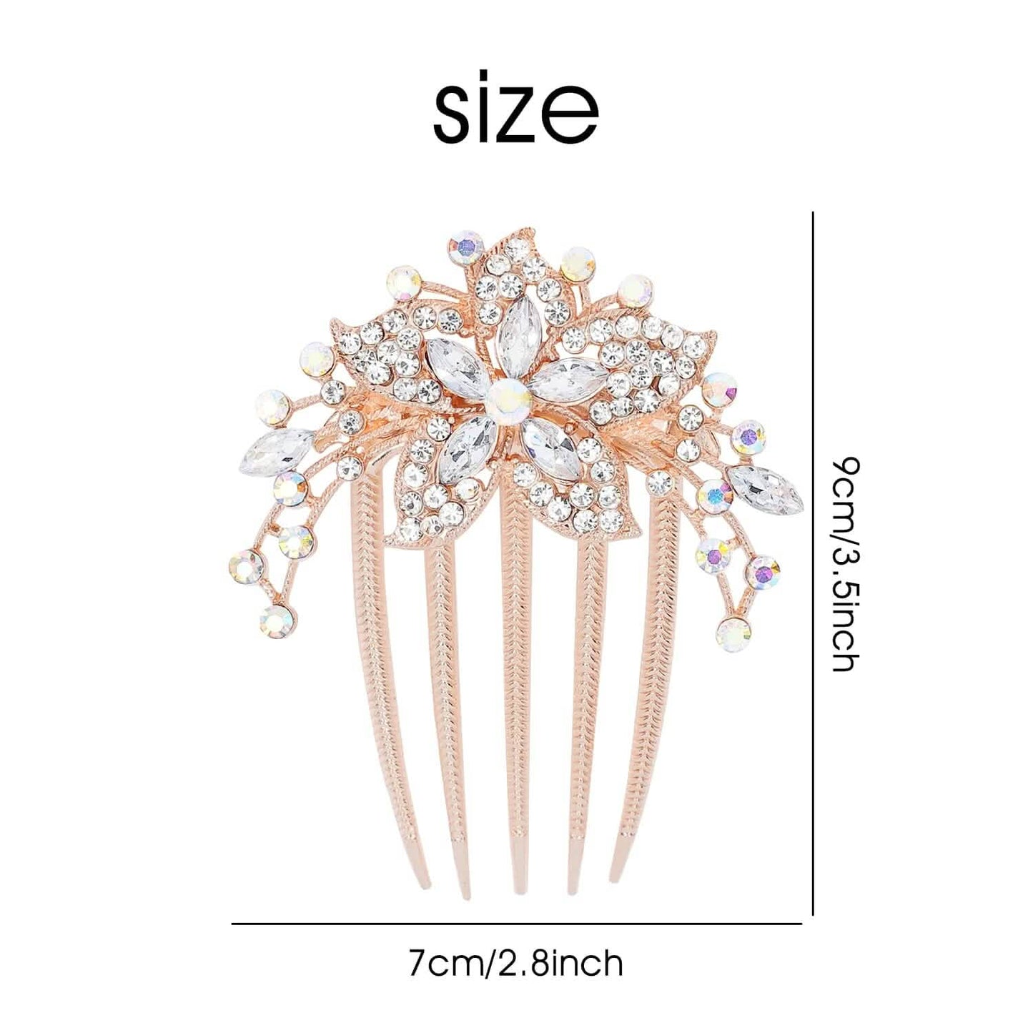 6-Pieces: Rhinestone Encrusted Hairpin Barrette Accessory DailySale