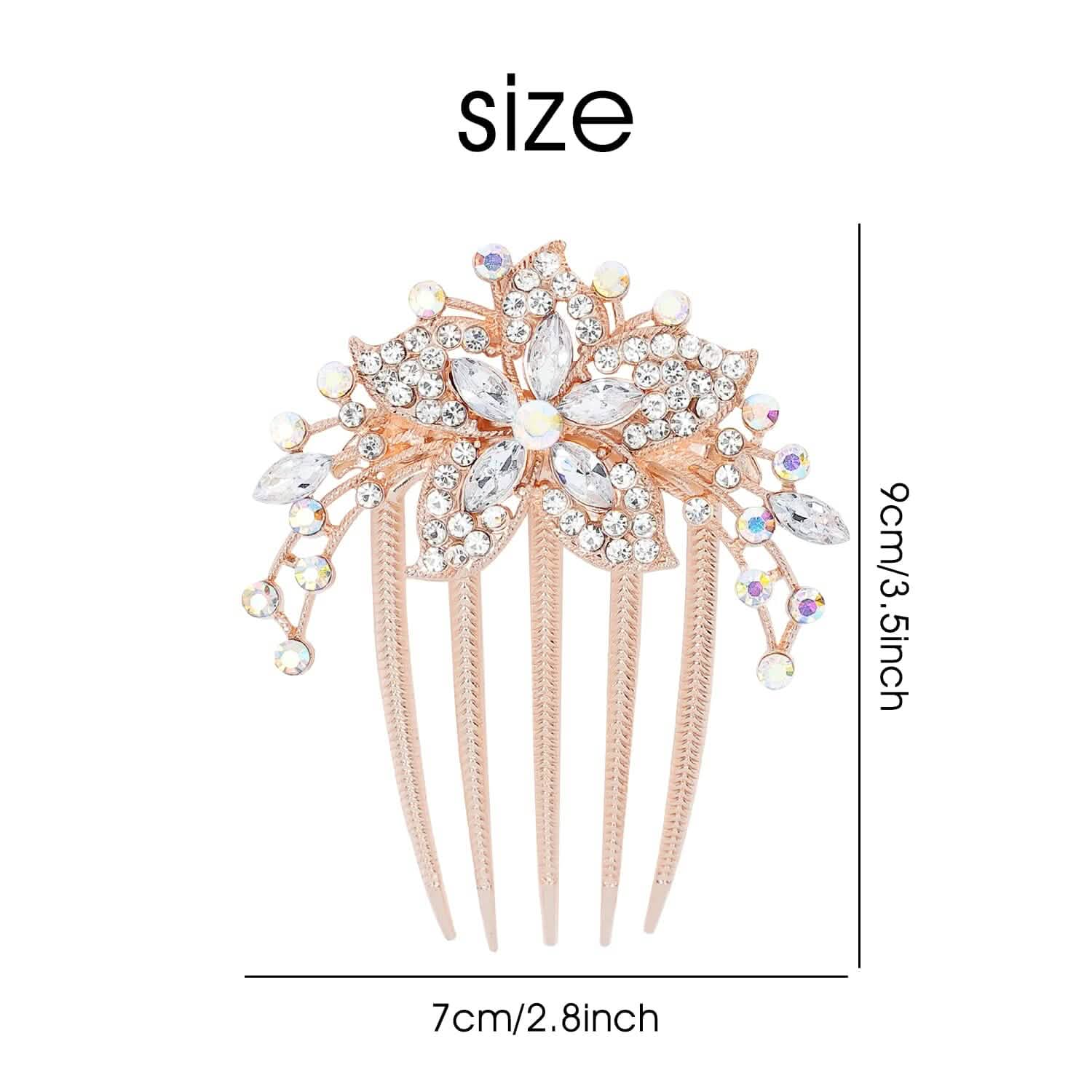 6-Pieces: Rhinestone Encrusted Hairpin Barrette Accessory DailySale