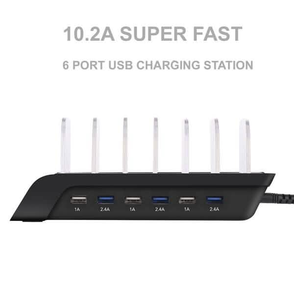 6 Port USB Charging Station DailySale