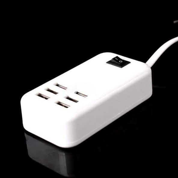 6-Ports USB-Powered Devices Wall Charger Power Adapter DailySale