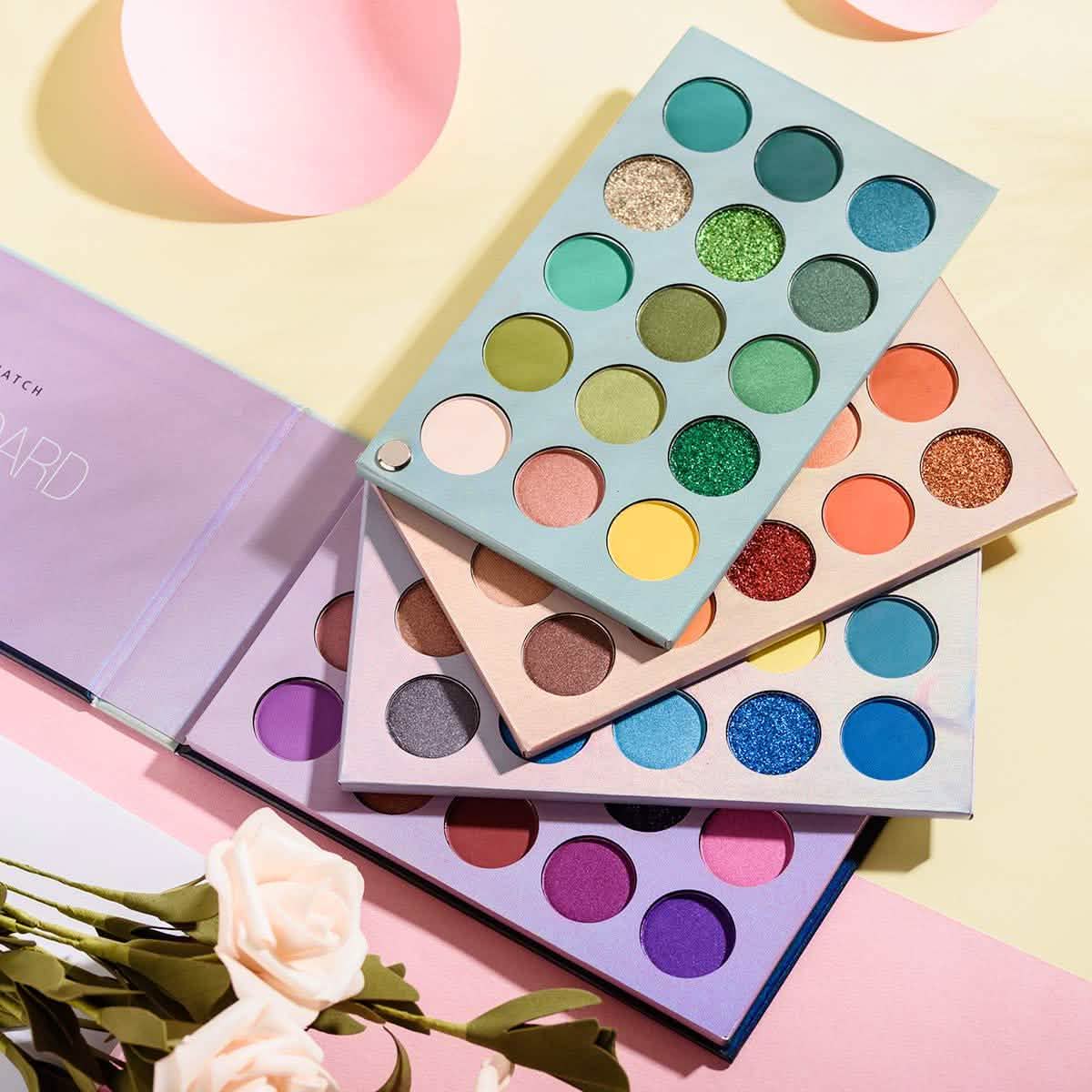 60 Colors Eyeshadow Palette 4-in-1 Color Board Makeup Palette Set DailySale