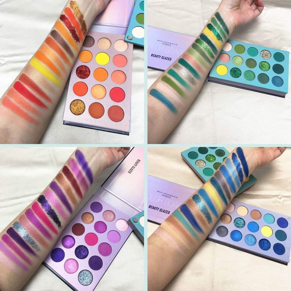 60 Colors Eyeshadow Palette 4-in-1 Color Board Makeup Palette Set DailySale