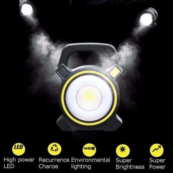 60W Solar Portable Rechargeable LED Flood Lamp DailySale