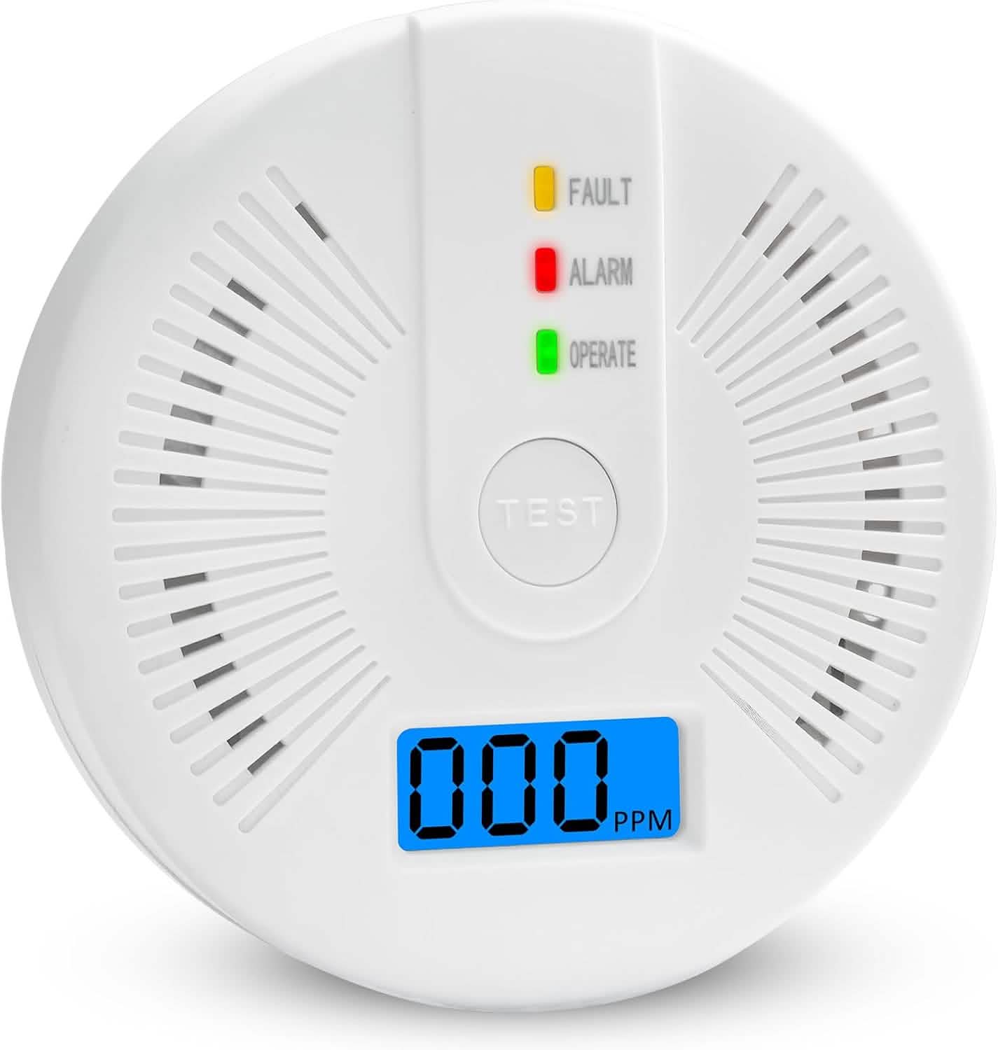 Portable Carbon Monoxide Detector – Battery-Operated CO Alarm DailySale
